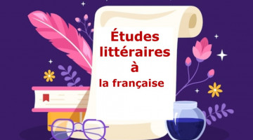 Études littéraires à la française